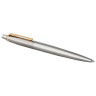 Ручка гелевая PARKER "Jotter Stainless Steel GT", корпус серебристый, позолоченные детали, черная, 2020647 по низкой цене оптом 