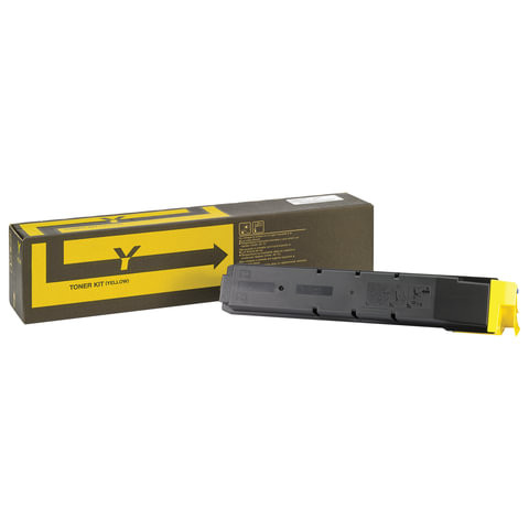 Тонер-картридж KYOCERA (TK-8600Y) FS-C8600DN/C8650DN, желтый, оригинальный, ресурс 20000 страниц по низкой цене оптом Краснодар, Москва, Уфа, Казань, Барнаул, Владивосток, Хабаровск, Сахалин, Красноярск, Екатеренбург, 