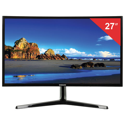 Монитор SAMSUNG C27F396FHI 27" (69 см), 1920x1080, 16:9, VA, 4 ms, 250 cd, VGA, HDMI, черный, LC27F396FHIXRU по низкой цене оптом Краснодар, Москва, Уфа, Казань, Барнаул, Владивосток, Хабаровск, Сахалин, Красноярск, Екатеренбург, 