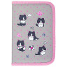 Пенал BRAUBERG, 1 отделение, полиэстер, 21х14 см, Cat patches, 272327 по низкой цене оптом 