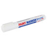 Маркер-краска лаковый (paint marker) 6 мм, БЕЛЫЙ, НИТРО-ОСНОВА, BRAUBERG PROFESSIONAL PLUS EXTRA, 151450 по низкой цене оптом Краснодар, Москва, Уфа, Казань, Барнаул, Владивосток, Хабаровск, Сахалин, Красноярск, Екатеренбург, 
