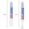 Маркер-краска лаковый (paint marker) 6 мм, БЕЛЫЙ, НИТРО-ОСНОВА, BRAUBERG PROFESSIONAL PLUS EXTRA, 151450 по низкой цене оптом Краснодар, Москва, Уфа, Казань, Барнаул, Владивосток, Хабаровск, Сахалин, Красноярск, Екатеренбург, 