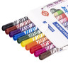 Фломастеры двусторонние утолщенные BRAUBERG "PREMIUM" "BI-COLOR", 10 шт., 20 цветов, двухцветные, вентилируемый колпачок, 151945 по низкой цене оптом 