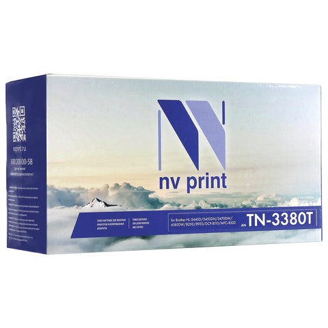 Картридж лазерный NV PRINT (NV-TN3380) для BROTHER HL-5440D/5450DN/5470DW, ресурс 8000 страниц по низкой цене оптом 