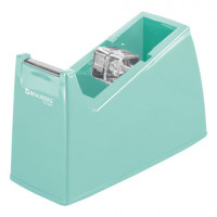 Диспенсер для клейкой ленты МЯТНЫЙ (Лента в Подарок!), утяжеленный большой, BRAUBERG, 701461