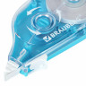 Корректирующая лента BRAUBERG MAXI PLUS, 5 мм х 25 м, механизм перемотки, корпус голубой, блистер, 272500 по низкой цене оптом 