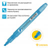 Текстовыделитель Crown "Multi Hi-Lighter" голубой, 1-4мм по низкой цене оптом Краснодар, Москва, Уфа, Казань, Барнаул, Владивосток, Хабаровск, Сахалин, Красноярск, Екатеренбург, 