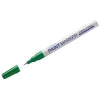 Маркер-краска MunHwa "Extra Fine Paint Marker" зеленая, 1мм, нитро-основа