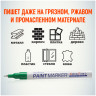 Маркер-краска MunHwa "Extra Fine Paint Marker" зеленая, 1мм, нитро-основа по низкой цене оптом Краснодар, Москва, Уфа, Казань, Барнаул, Владивосток, Хабаровск, Сахалин, Красноярск, Екатеренбург, 
