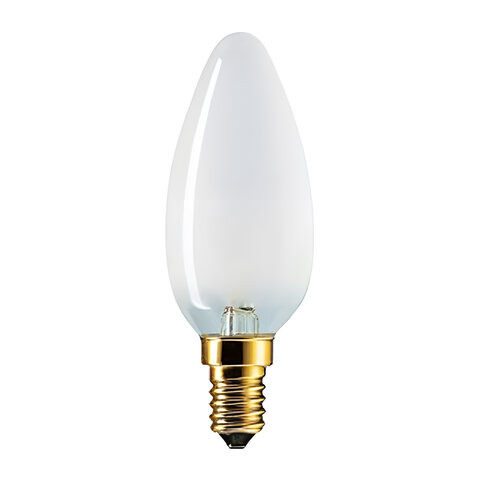 Лампа накаливания PHILIPS B35 FR E14, 60 Вт, свечеобразная, матовая, колба d = 35 мм, цоколь E14, 011763 по низкой цене оптом Краснодар, Москва, Уфа, Казань, Барнаул, Владивосток, Хабаровск, Сахалин, Красноярск, Екатеренбург, 
