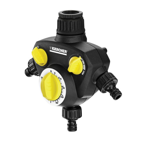 Распределитель KARCHER (КЕРХЕР) с таймером, трехканальный, регулировка потока воды, пластик, 2.645-209.0 по низкой цене оптом 
