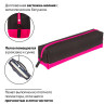 Пенал-косметичка BRAUBERG, мягкий, "Black&Bright", черно-розовый, 21х5х5 см, 229006 по низкой цене оптом 