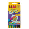 Восковые мелки утолщенные BIC "Kids Wax Crayons", 12 цветов, на масляной основе, шестигранные, 926446 по низкой цене оптом 