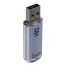 Флеш-диск 32 GB, SMARTBUY V-Cut, USB 2.0, металлический корпус, серебристый, SB32GBVC-S по низкой цене оптом Краснодар, Москва, Уфа, Казань, Барнаул, Владивосток, Хабаровск, Сахалин, Красноярск, Екатеренбург, 