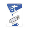 Флеш-диск 32 GB, SMARTBUY V-Cut, USB 2.0, металлический корпус, серебристый, SB32GBVC-S по низкой цене оптом Краснодар, Москва, Уфа, Казань, Барнаул, Владивосток, Хабаровск, Сахалин, Красноярск, Екатеренбург, 