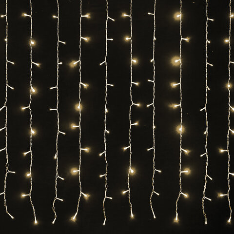 Электрогирлянда-занавес комнатная "Штора" 3х3 м, 400 LED, теплый белый, 220 V, ЗОЛОТАЯ СКАЗКА, 591336 по низкой цене оптом 