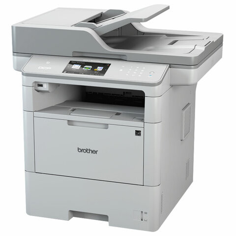 МФУ лазерное BROTHER DCP-L6600DW, "3 в 1", А4, 46 стр/мин, 125000 стр/мес, ДУПЛЕКС, Wi-Fi, АПД, сетевая карта по низкой цене оптом 