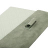 Ежедневник недатированный А5 145х215мм BRAUBERG Stitch, под кожу, магнит, 160л, оливковый, 116588 по низкой цене оптом 