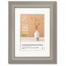 Рамка 15*21см с паспарту 10*15см небьющаяся, аналог IKEA, багет 26мм, МДФ, BRAUBERG Zool, серая, 391375 по низкой цене оптом 