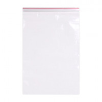 Пакеты ZIP LOCK "зиплок" ОЧЕНЬ ПРОЧНЫЕ, комплект 100 шт., 20x30 см, ПВД, 80 мкм, BRAUBERG EXTRA, 608179