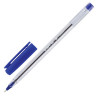 Ручка шариковая масляная STAFF "EVERYDAY OBP-409", СИНЯЯ, прозрачная, узел 0,7 мм, линия письма 0,35 мм, 143537 по низкой цене оптом 