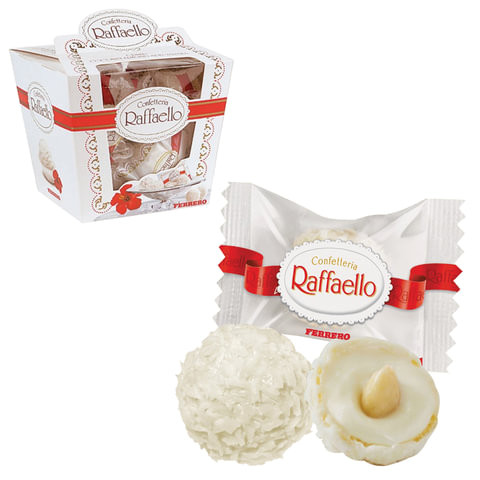 Конфеты RAFFAELLO, с миндальным орехом, 150 г, подарочная упаковка, 77070983 по низкой цене оптом 