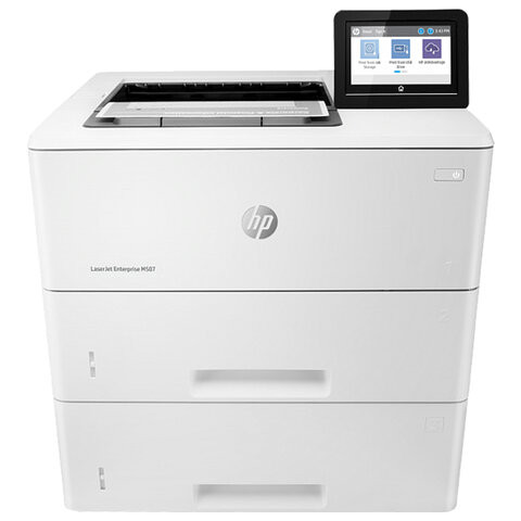 Принтер лазерный HP LaserJet Enterprise M507x, А4, 43 стр/мин, 150000стр/мес, ДУПЛЕКС, Wi-Fi, сетевая карта, 1PV88A по низкой цене оптом 