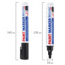 Маркер-краска лаковый (paint marker) 6 мм, ЧЕРНЫЙ, НИТРО-ОСНОВА, BRAUBERG PROFESSIONAL PLUS EXTRA, 151451 по низкой цене оптом Краснодар, Москва, Уфа, Казань, Барнаул, Владивосток, Хабаровск, Сахалин, Красноярск, Екатеренбург, 
