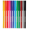 Фломастеры FABER-CASTELL, 12 цветов, смываемые, картонная упаковка, европодвес, 554212 по низкой цене оптом 