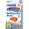 Фломастеры двусторонние BRAUBERG "PREMIUM" "DUAL-TIP", 10 шт., 10 цветов, два наконечника, картонная коробка с европодвесом, 151946 по низкой цене оптом 