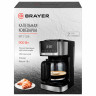 Кофеварка капельная BRAYER BR1124, 900 Вт, объем 1,8 л, LED-дисплей, поддержание температуры, черная по низкой цене оптом 