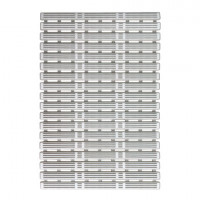 Коврик для ванны противоскользящий износостойкий 68х40см, "Лесенка", ПП+ТПЭ, присоски, PRIMILA, 700385