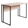 Стол BRABIX "SMART CD-019", 1180х600х770 мм, ЛОФТ, металл/ЛДСП ясень шимо светлый, каркас черный, 641947 по низкой цене оптом Стол BRABIX "SMART CD-019", 1180х600х770 мм, ЛОФТ, металл/ЛДСП ясень шимо светлый, каркас черный, 641947 по низкой цене оптом