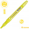 Текстовыделитель Crown "Multi Hi-Lighter" желтый, 1-4мм по низкой цене оптом Краснодар, Москва, Уфа, Казань, Барнаул, Владивосток, Хабаровск, Сахалин, Красноярск, Екатеренбург, 