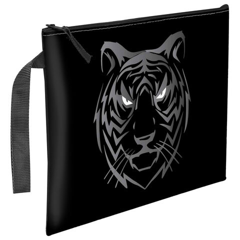 Папка для тетрадей BRAUBERG А5, 1 отделение, полиэстер, на молнии, с ручкой, "Tiger", 271500 по низкой цене оптом 