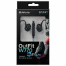 Наушники с микрофоном (гарнитура) вкладыши DEFENDER OutFit W770, проводные,1,5 м, черные с голубым, 63771 по низкой цене оптом Краснодар, Москва, Уфа, Казань, Барнаул, Владивосток, Хабаровск, Сахалин, Красноярск, Екатеренбург, 