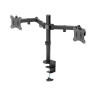 Кронштейн для двух мониторов настольный VESA 75х75, 100х100, 17"-32", до 16 кг, SONNEN STATIC, 455943 по низкой цене оптом Краснодар, Москва, Уфа, Казань, Барнаул, Владивосток, Хабаровск, Сахалин, Красноярск, Екатеренбург, 