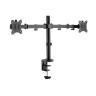 Кронштейн для двух мониторов настольный VESA 75х75, 100х100, 17"-32", до 16 кг, SONNEN STATIC, 455943 по низкой цене оптом Краснодар, Москва, Уфа, Казань, Барнаул, Владивосток, Хабаровск, Сахалин, Красноярск, Екатеренбург, 