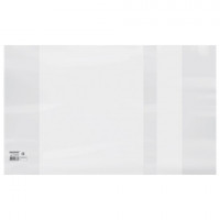 Обложка ПЭ 210х350 мм для тетрадей и дневников, ПИФАГОР, С ЗАКЛАДКОЙ, 140 мкм, штрих-код, 229370