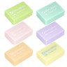 Ластики BRAUBERG "Pastel Soft" НАБОР 12 шт., размер ластика 31х20х10 мм, экологичный ПВХ, 229598 по низкой цене оптом 