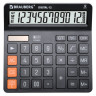 Калькулятор настольный BRAUBERG DIGITAL-12-BK (151х152 мм), 12 разрядов, двойное питание, ЧЕРНЫЙ, 272968 по низкой цене оптом 