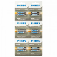 Батарейки алкалиновые КОМПЛЕКТ 2 шт (отрывной блок) PHILIPS Entry, ААА (LR03, Б0064646