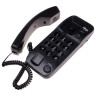 Телефон RITMIX RT-100 black, световая индикация звонка, отключение микрофона, черный, 15116194 по низкой цене оптом 