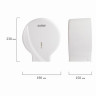 Диспенсер для туалетной бумаги LAIMA PROFESSIONAL ORIGINAL (Система T2), малый, белый, ABS, 605766 по низкой цене оптом Краснодар, Москва, Уфа, Казань, Барнаул, Владивосток, Хабаровск, Сахалин, Красноярск, Екатеренбург, 