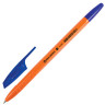 Ручка шариковая BRAUBERG "X-333 Orange", СИНЯЯ, корпус оранжевый, узел 0,7 мм, линия письма 0,35 мм, 142409 по низкой цене оптом 