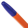 Ручка шариковая BRAUBERG "X-333 Orange", СИНЯЯ, корпус оранжевый, узел 0,7 мм, линия письма 0,35 мм, 142409 по низкой цене оптом 