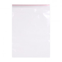 Пакеты ZIP LOCK "зиплок" ОЧЕНЬ ПРОЧНЫЕ, комплект 100 шт., 25x35 см, ПВД, 80 мкм, BRAUBERG EXTRA, 608180