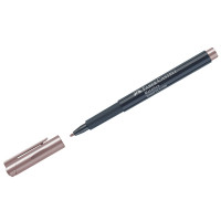 Маркер для декорирования Faber-Castell "Metallics" розовый металлик, пулевидный, 1,5мм