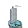 Набор для уборки: швабра, МОП, двухкамерное ведро с отжимом MILEY LIGHT MOP, сменная насадка МОП 607751, 100-144 по низкой цене оптом 