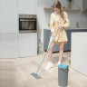Набор для уборки: швабра, МОП, двухкамерное ведро с отжимом MILEY LIGHT MOP, сменная насадка МОП 607751, 100-144 по низкой цене оптом 